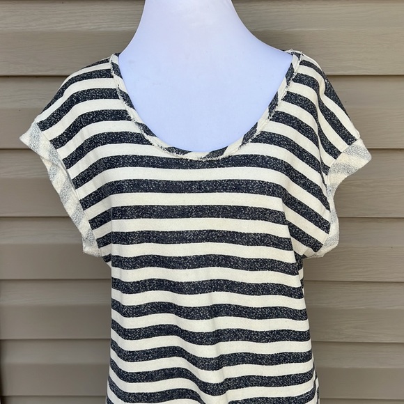 Free People womens navy&cream striped dress - Picture 2 of 6